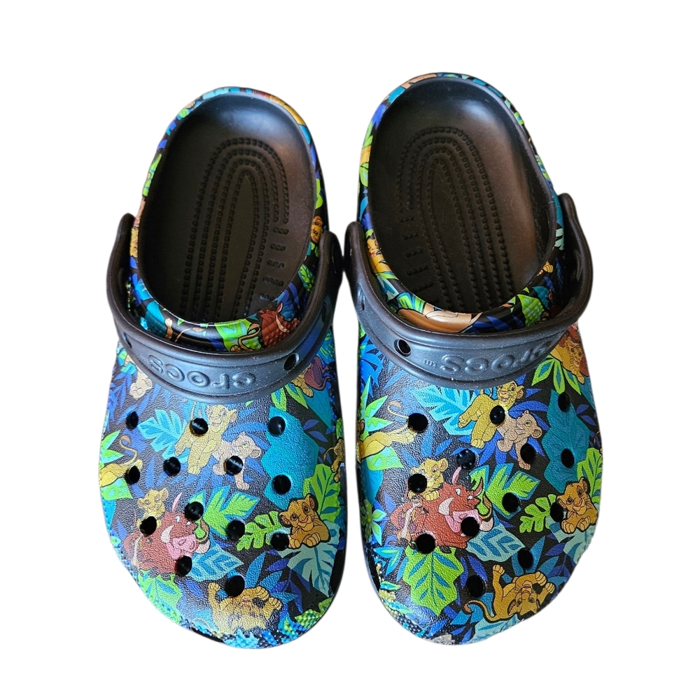 NWT Disney X Crocs The Lion King Clogs Shoes Size Women's 7 Men’s 5